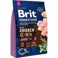 Brit Premium By Nature Junior Small karma dla psów, 3 kg