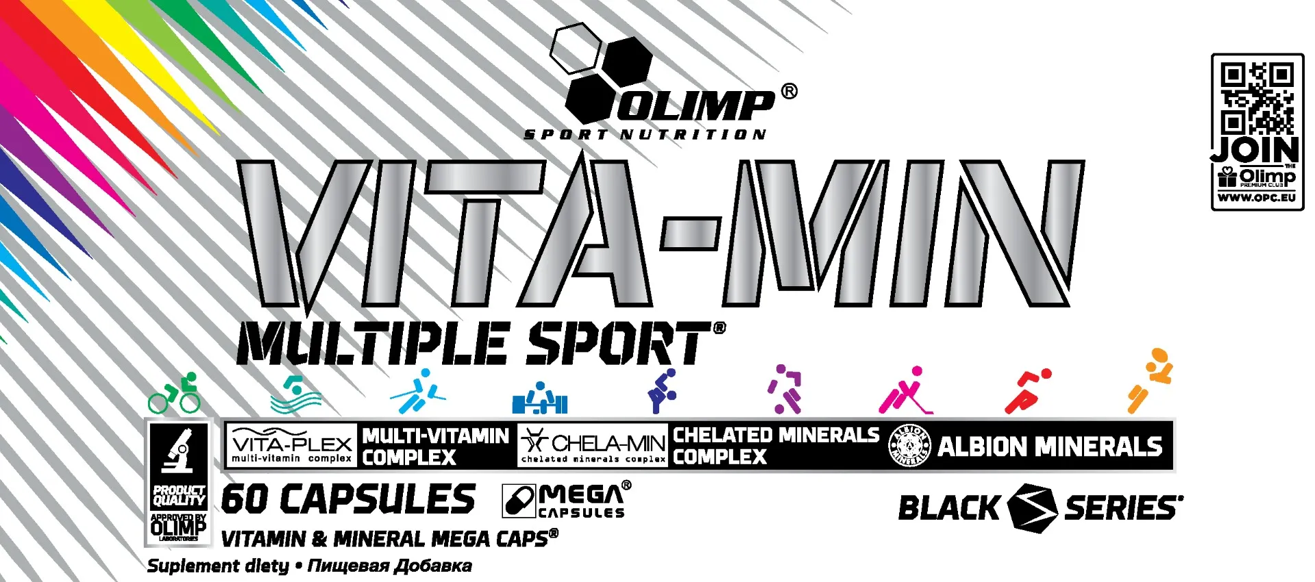 Olimp Vita-Min Multiple Sport, suplement diety, 60 kapsułek