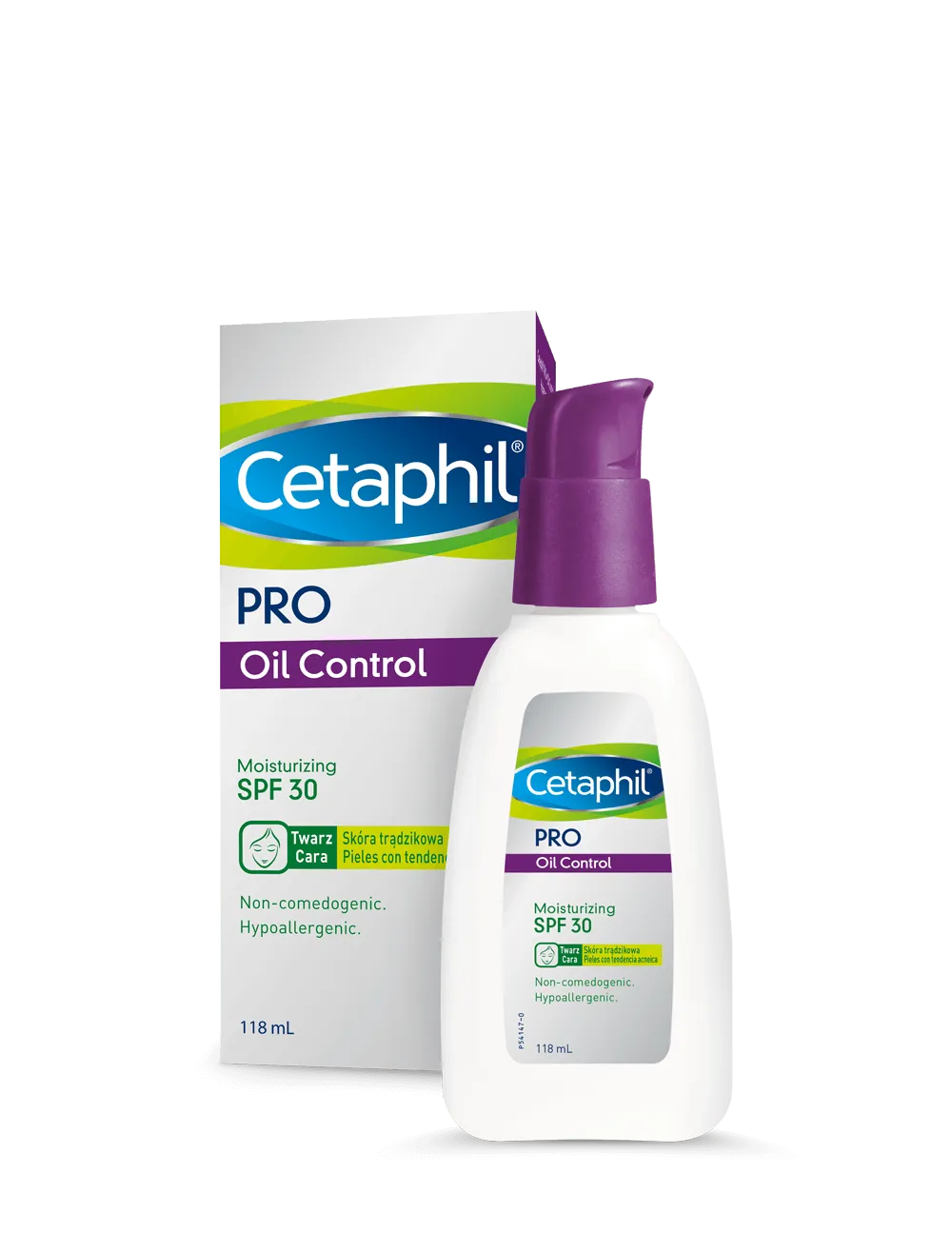Cetaphil Pro Oil Control, krem nawilżająco-matujący, SPF 30, 118 ml