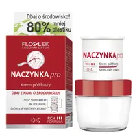 Floslek Naczynka Pro, krem półtłusty, eco zestaw, 50 ml