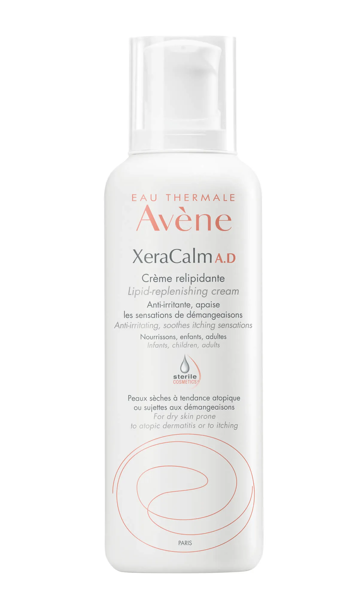 Avene Xera Calm A.D, krem uzupełniający lipidy, 400 ml