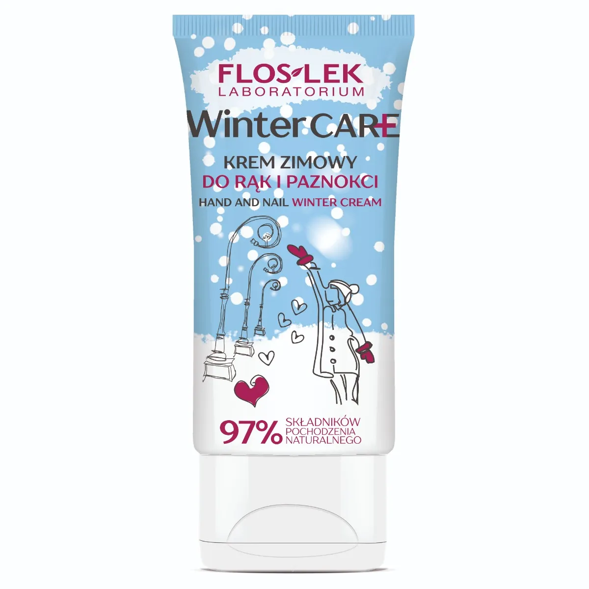 FlosLek Winter Care New, zimowy krem do rąk i paznokci, 50 ml