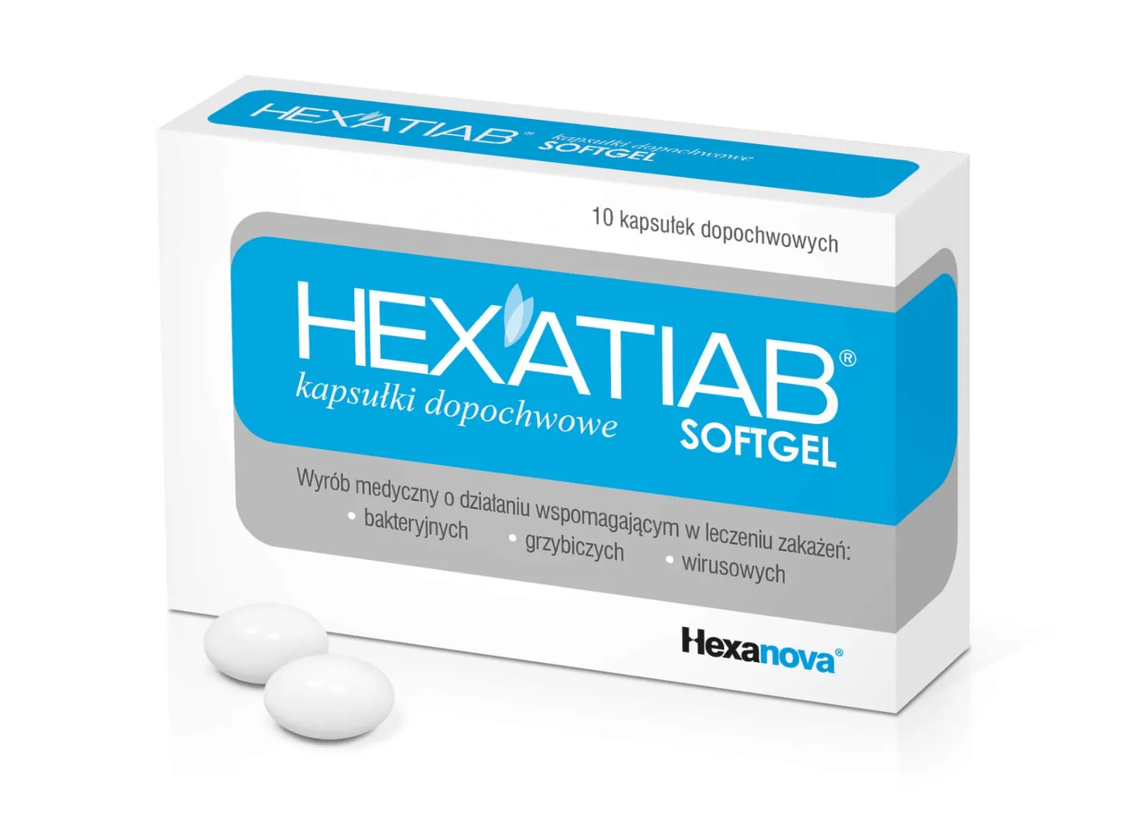 Hexatiab, 10 kaps. dopochwowych 