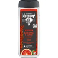 Le Petit Marseillais, żel pod prysznic dla mężczyzn czerwona pomarańcza & szafran, 400 ml
