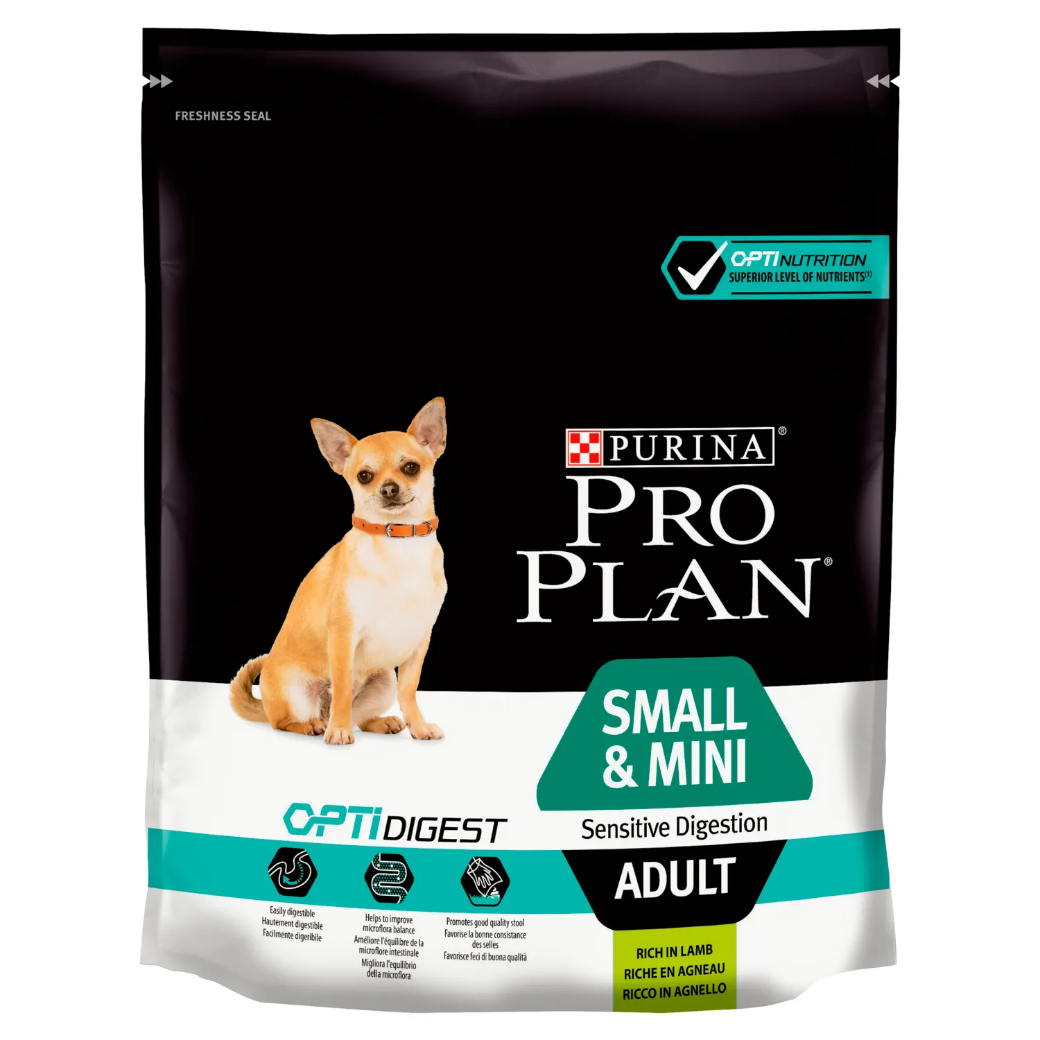Purina PRO PLAN Small & Mini Adult Opti Digest Sensitive Digestion sucha karma dla psów ras małych z jagnięciną, 700 g