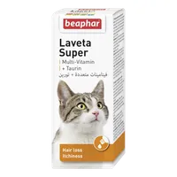 Beaphar Laveta Super Cat Preparat poprawiający kondycję sierści dla kotów, 50 ml