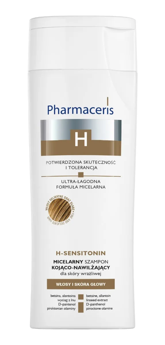 Pharmaceris H H-Sensitonin micelarny szampon kojąco-nawilżający dla skóry wrażliwej, 250 ml