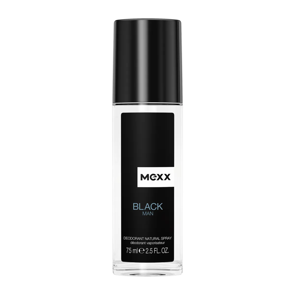 Mexx Black Man Dezodorant dla mężczyzn, 75 ml 