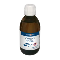 Norsan Omega-3 Total płynny olej rybny z witaminą D o smaku naturalnym, 200 ml