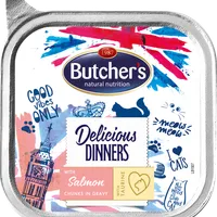 Butcher’s Delicious Dinners kawałki w sosie z łososiem i koperkiem, 100 g
