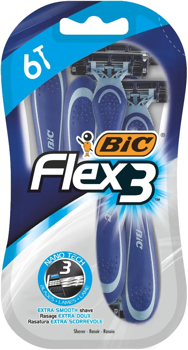 BiC Flex 3 zestaw maszynek do golenia, 6 szt.