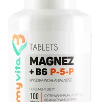 MyVita, Magnez + witamina B6 P-5-P, suplement diety, 100 tabletek