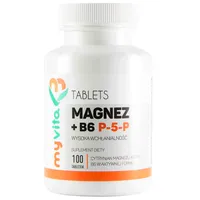 MyVita, Magnez + witamina B6 P-5-P, suplement diety, 100 tabletek