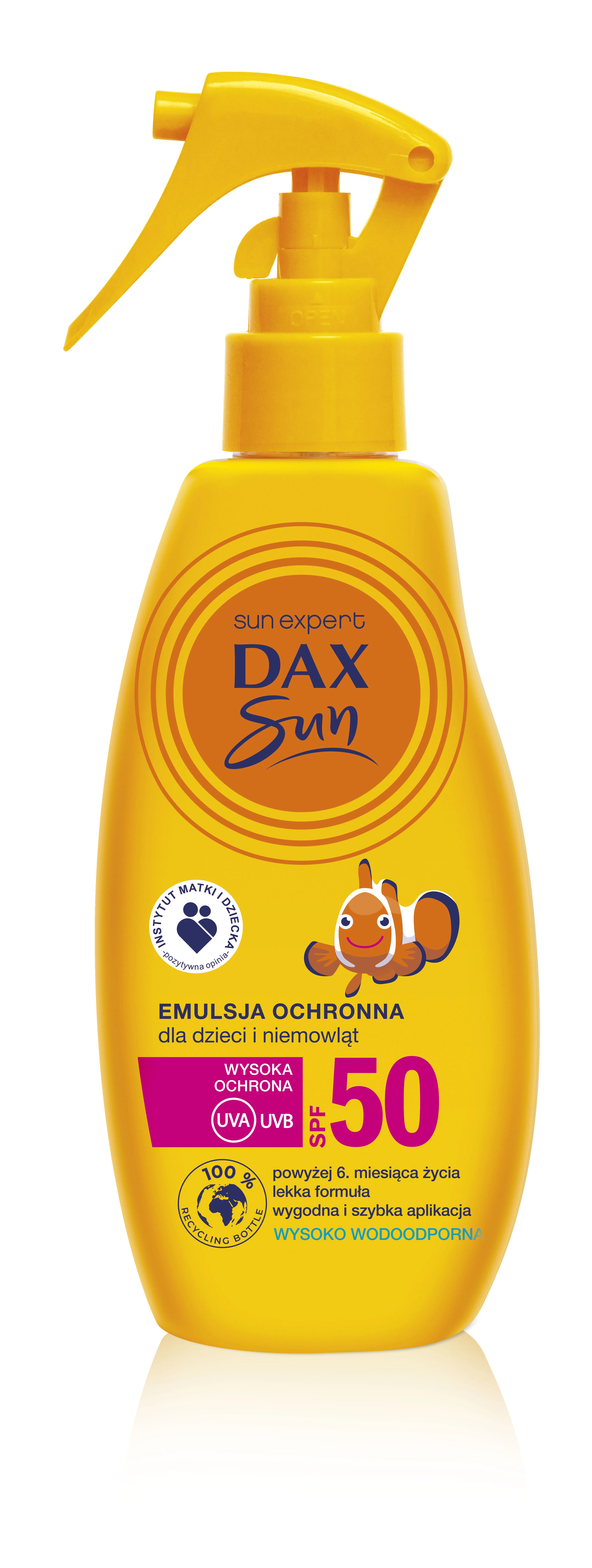 Dax Sun emulsja ochronna dla dzieci i niemowląt SPF50, 200 ml
