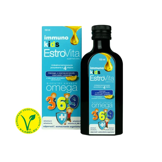 EstroVita Immuno Kids, suplement diety, 150 ml