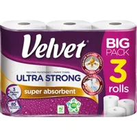 Velvet Ultra Strong ręcznik papierowy, 3 szt.