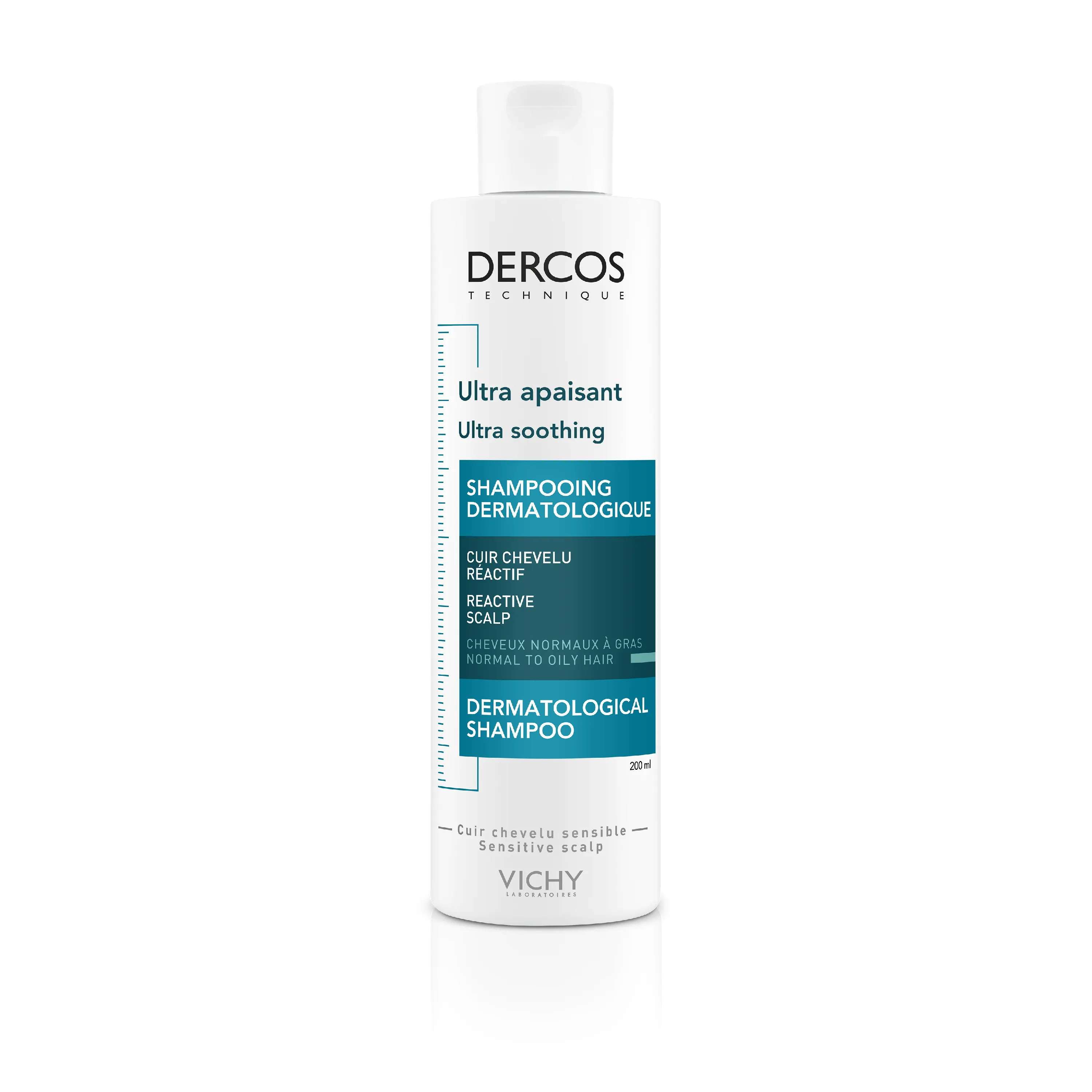 Vichy Dercos, szampon ultrakojący do włosów tłustych, 200ml
