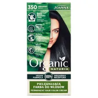 Joanna Naturia Organic Vegan farba do włosów, heban 350, 148 g
