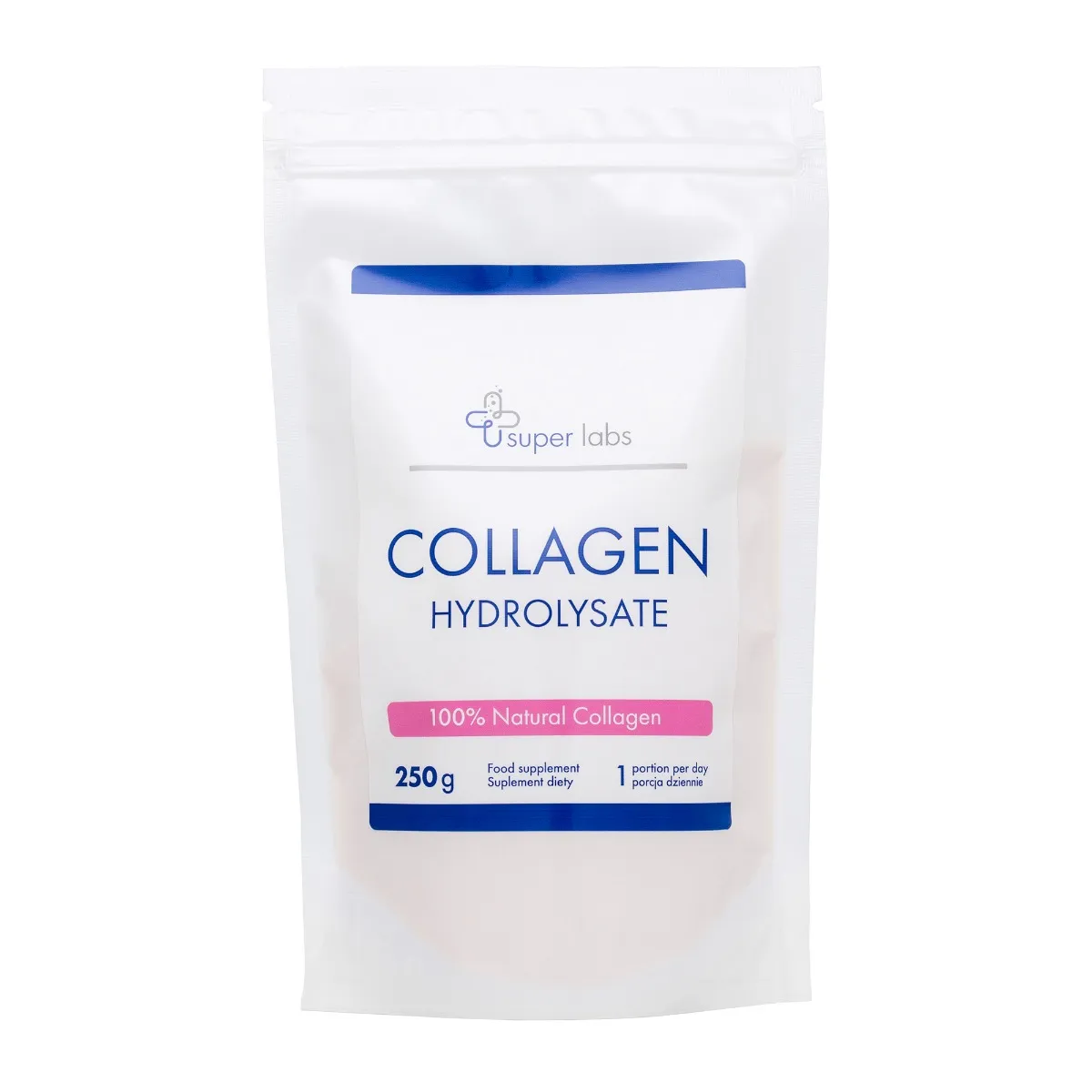 Super Labs Collagen Hydrolysate, suplement diety, 250 g