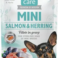 Brit Dog Mini Pouch Salmon&Herring Fillets Sterilized karma mokra dla psów, 85 g