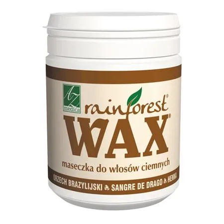 Wax Rainforest, maseczka do włosów ciemnych, 250 ml