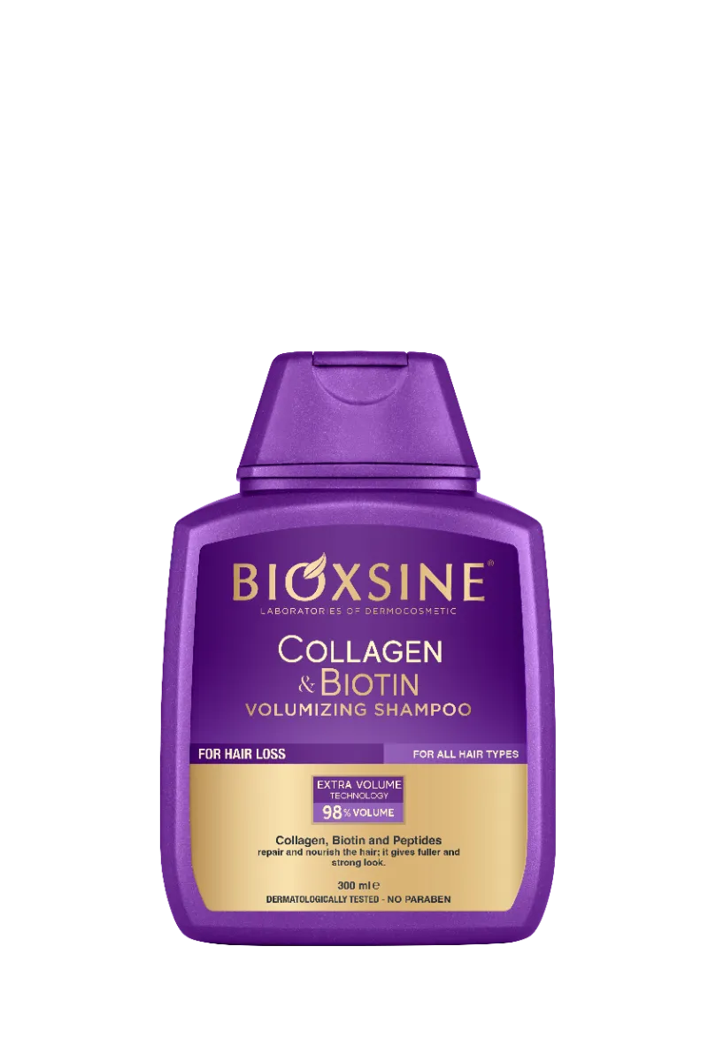 Bioxsine Collagen & Biotin szampon do włosów nadający objętość, 300 ml 