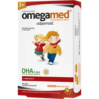 Omegamed Odporność 3+, suplement diety, 30 pastylek żelowych do żucia