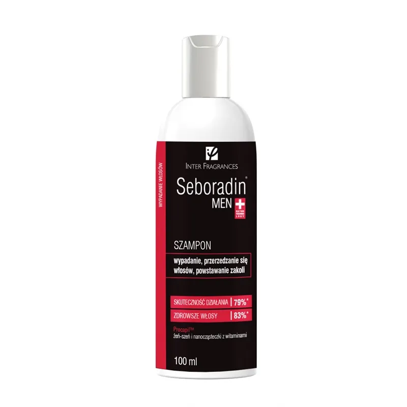 Seboradin Men, szampon przeciw wypadaniu włosów, 100 ml