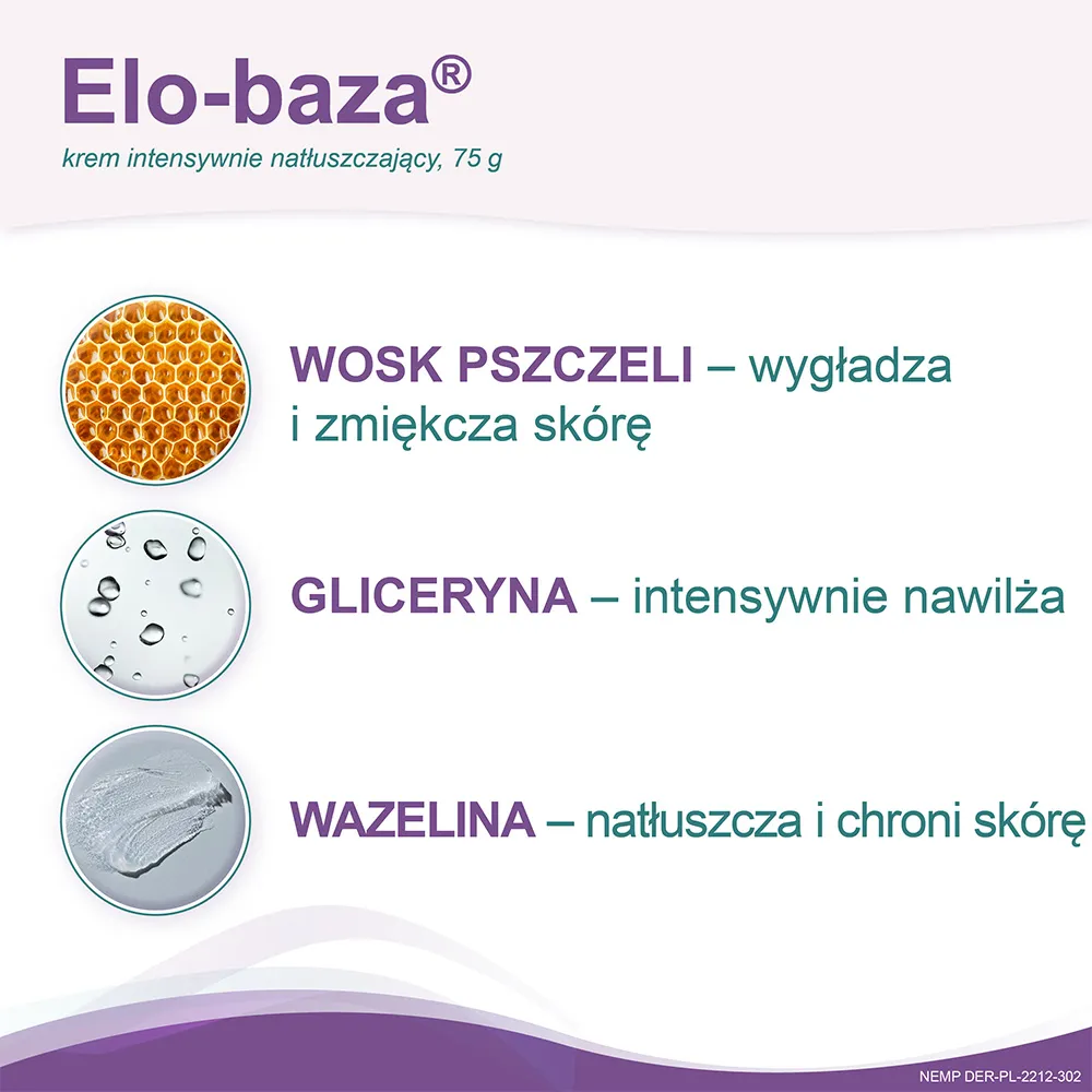 Elo-baza krem intensywnie natłuszczający, 75g 