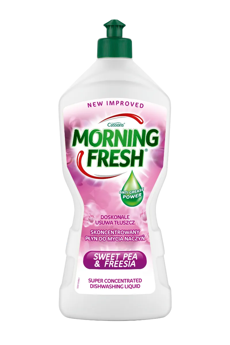 Morning Fresh Sensitive Sweet Pea & Freesia Skoncentrowany płyn do mycia naczyń, 900 ml