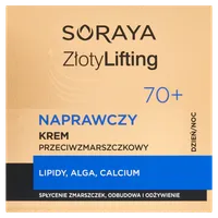 Soraya Złoty Lifting naprawczy krem przeciwzmarszczkowy 70+, 50 ml