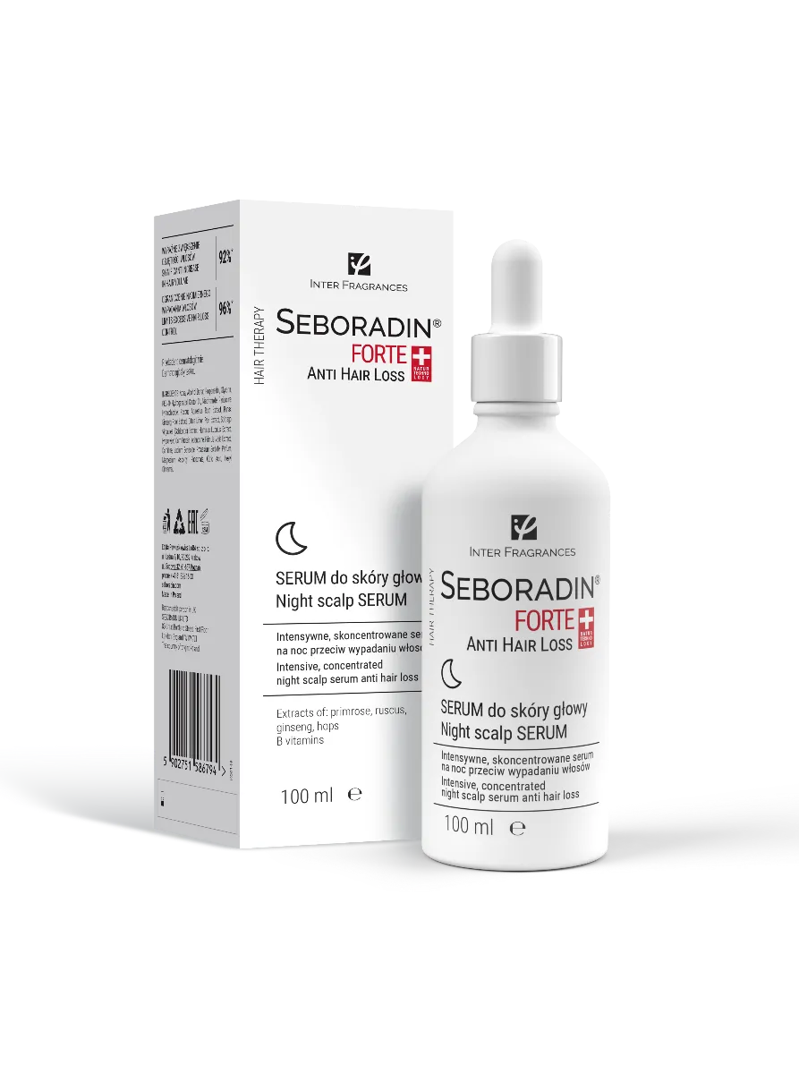 Seboradin Forte serum do skóry głowy przeciw wypadaniu włosów, 100 ml