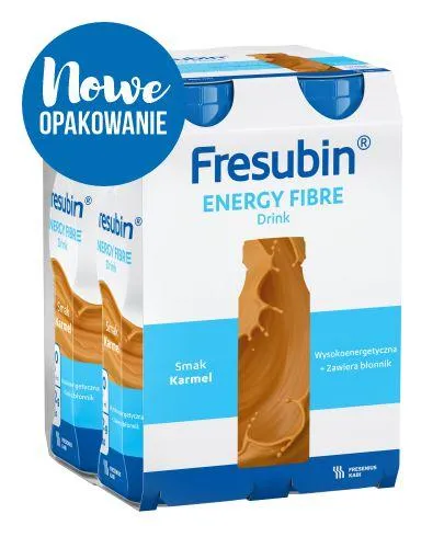 Fresubin Energy Fibre Drink, smak karmelowy, 4x200 ml
