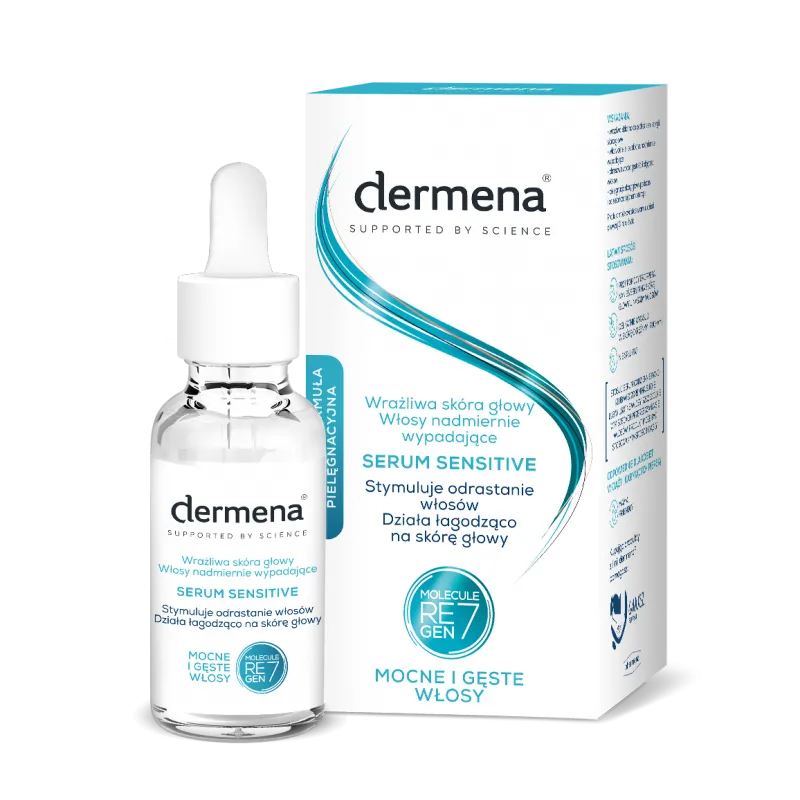 Dermena Sensitive Serum do skóry głowy, 50 ml