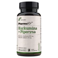 Kurkumina + Piperyna Pharmovit, suplement diety, 90 kapsułek