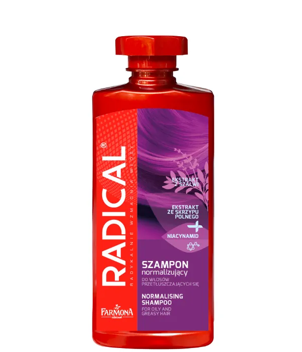 Radical szampon normalizujący do włosów przetłuszczających się, 400 ml