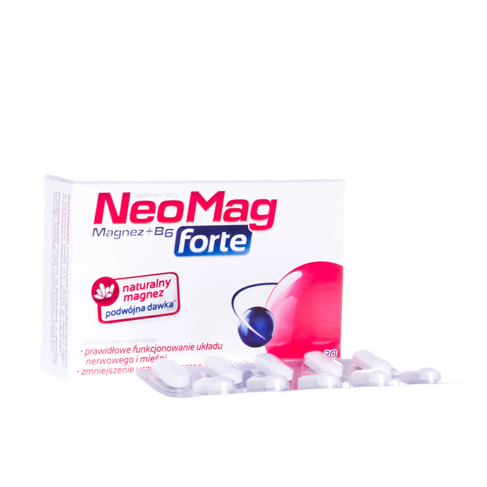 NeoMag Forte Magnez + B6 - 30 tabletek 