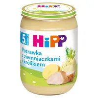 HiPP BIO od pokoleń obiadek potrawka z ziemniaczkami i królikiem po 5. miesiącu, 190 g