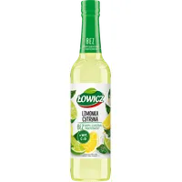 Łowicz Syrop o smaku limonkowym z cytryną suplement diety, 400 ml