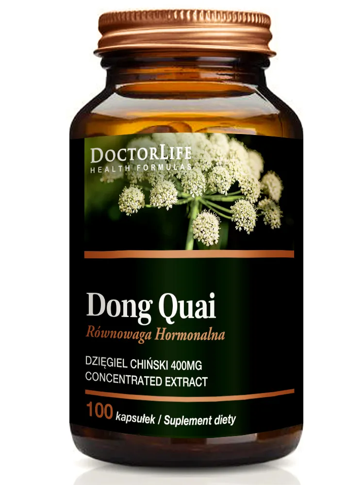 Doctor Life Dong Quai 500 mg, 100 kapsułek 