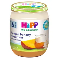 HiPP BIO od pokoleń Mango i banany z jogurtem po 6. miesiącu, 160 g. Data ważności 30.04.2024