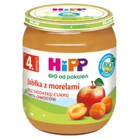 HiPP BIO od pokoleń Jabłka z morelami po 4. miesiącu, 125 g