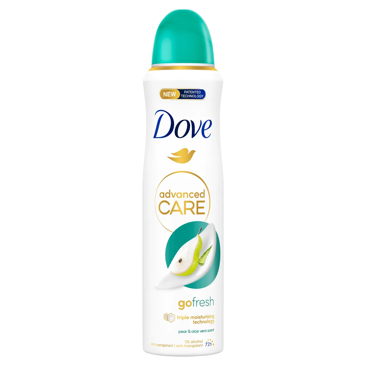Dove Advanced Care Pear & Aloe Vera antyperspirant w aerozolu, 150 ml