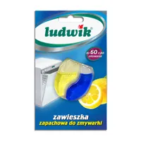 Ludwik Zawieszka zapachowa do zmywarki o zapachu cytryny, 6,6 ml