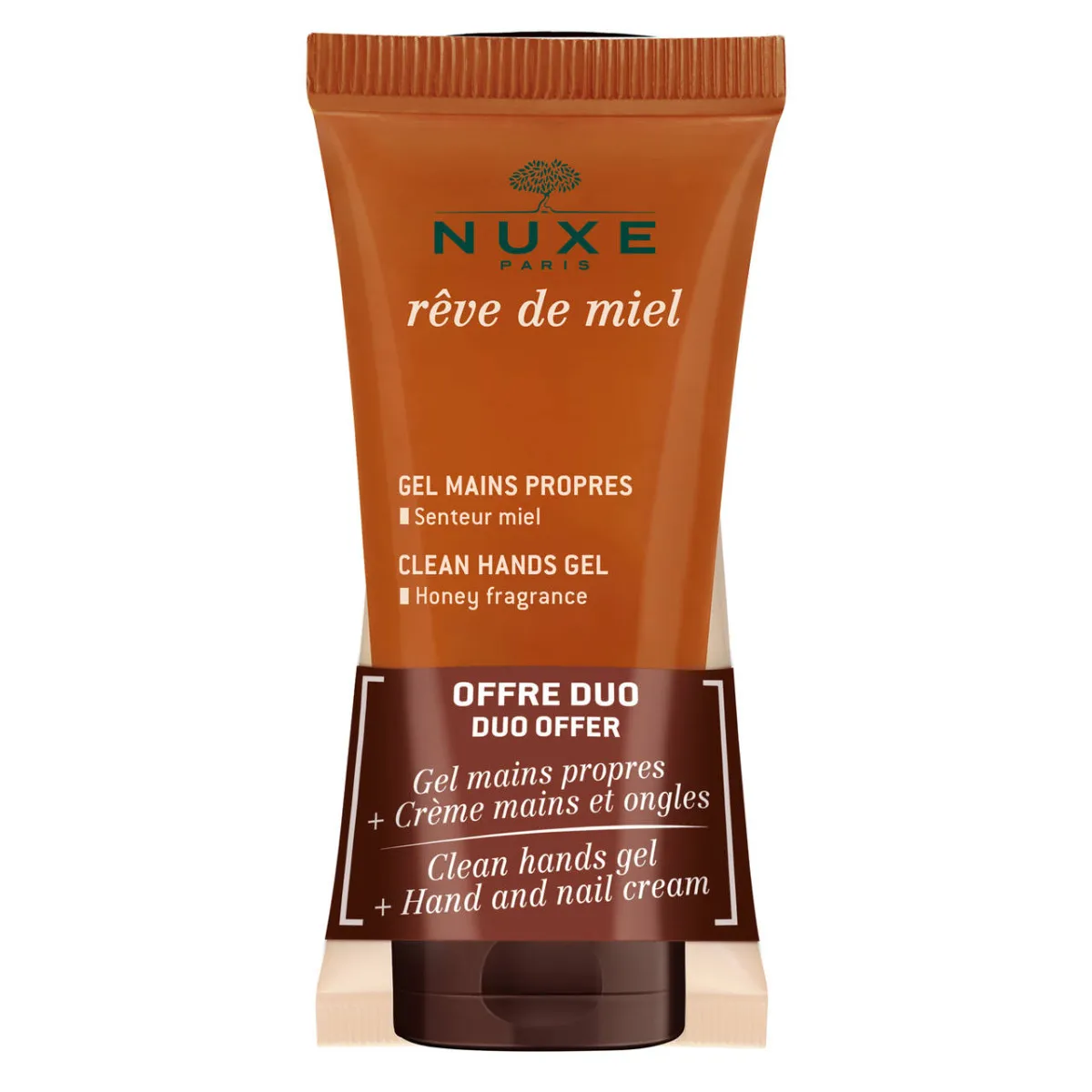 Nuxe Zestaw Rêve de Miel®, krem do rąk, 30 ml + żel czyste dłonie, 30 ml