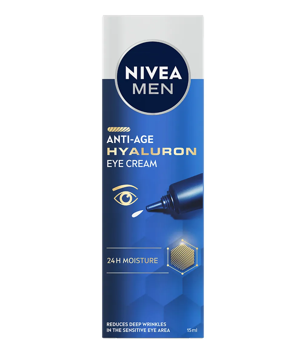 Nivea Men Hyaluron Anti-Age krem pod oczy przeciwzmarszczkowy, 15 ml