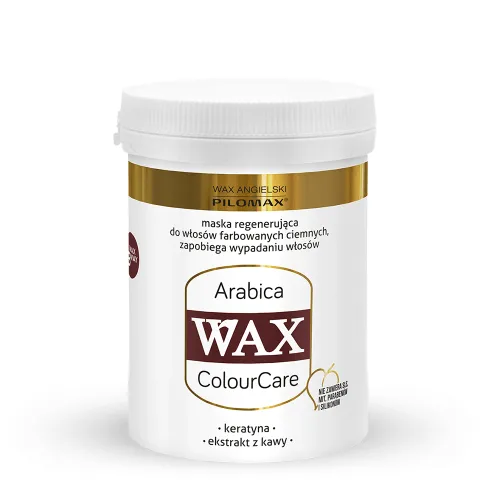 Wax ang Pilomax Colourcare Arabica, maska do włosów farbowanych, ciemnych, 480 g