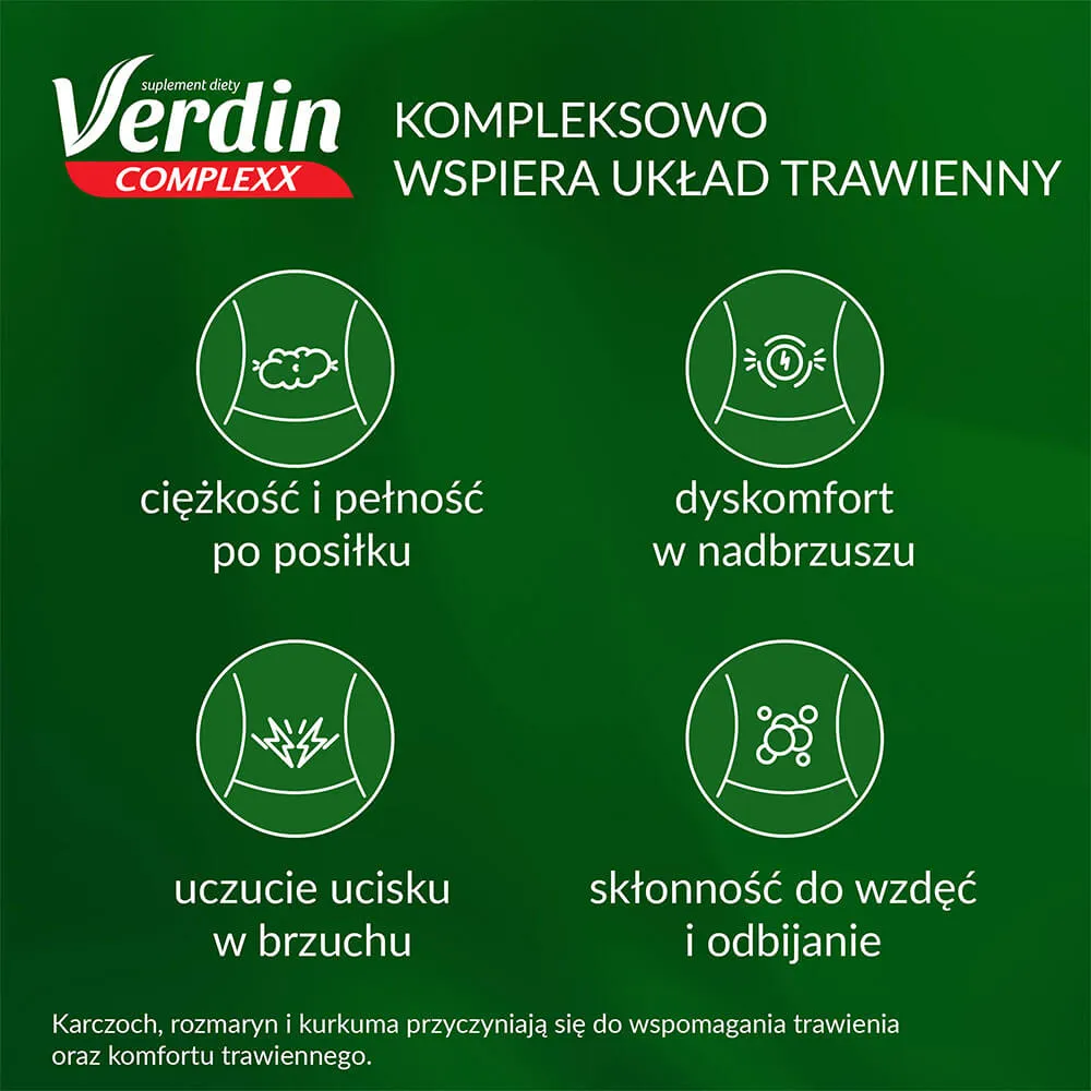 Verdin Complexx suplement diety, 30 tabletek powlekanych 