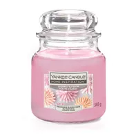 Yankee Candle Home Inspiration Sugared Blossom Świeca w słoiku o zapachu grejpfruta w cukrze i kwiatów, 340 g
