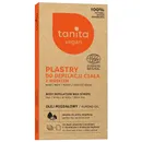 Tanita Vegan plastry do depilacji ciała z woskiem, olej migdałowy, 12szt + chusteczka z oliwką